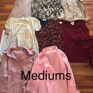 Bundle of Maternity shirts size medium